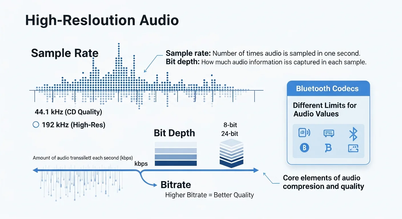 High-Resolution Audio Mean
