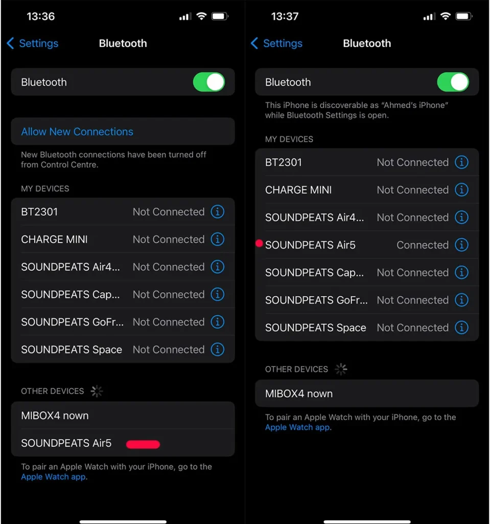 How to Pair SoundPEATS Earbuds with iPhone