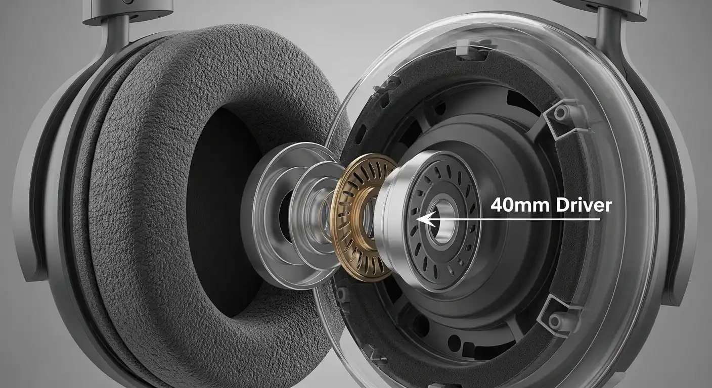 40mm Drivers Headphones