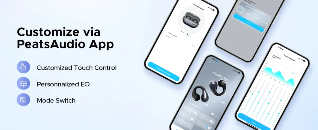 SoundPEATS PearlClip Pro App