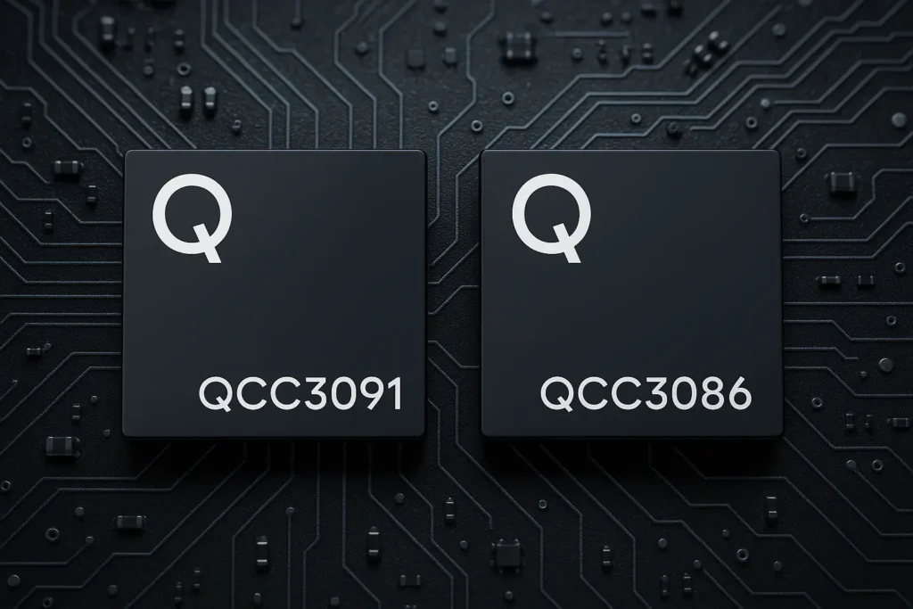 Qualcomm QCC3091 vs QCC3086