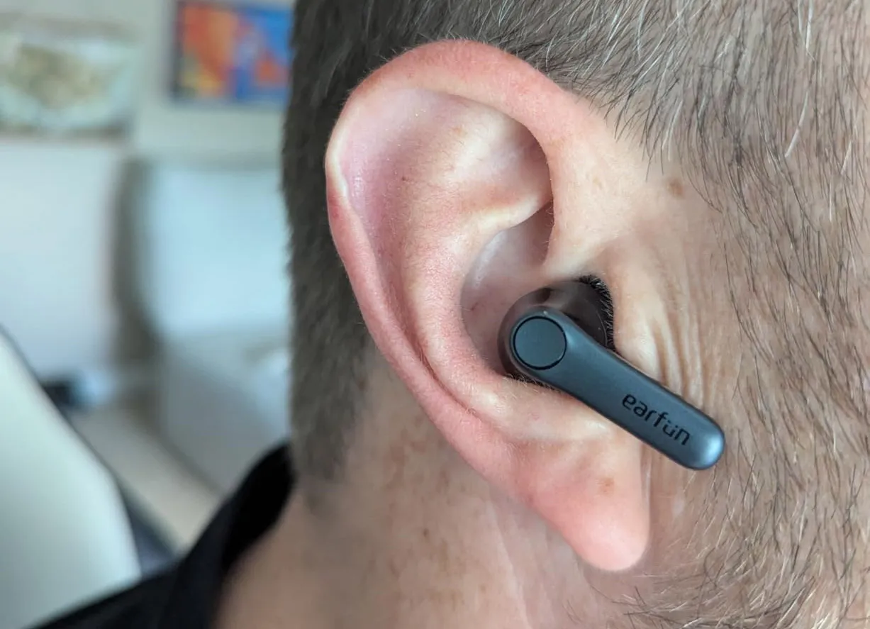 EarFun includes many different ear tips, and they help find the right fit.