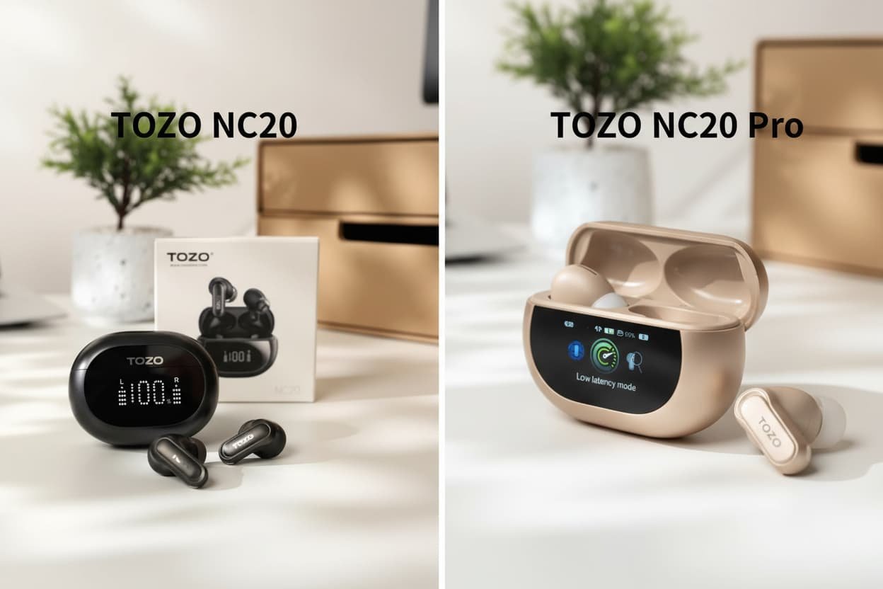TOZO NC20 vs NC20 Pro