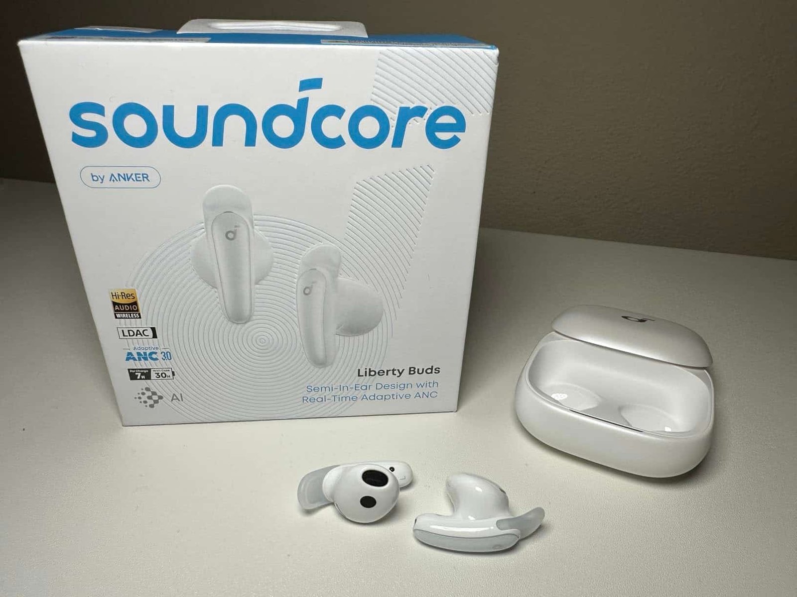 The Soundcore Liberty Buds are packed with comfort