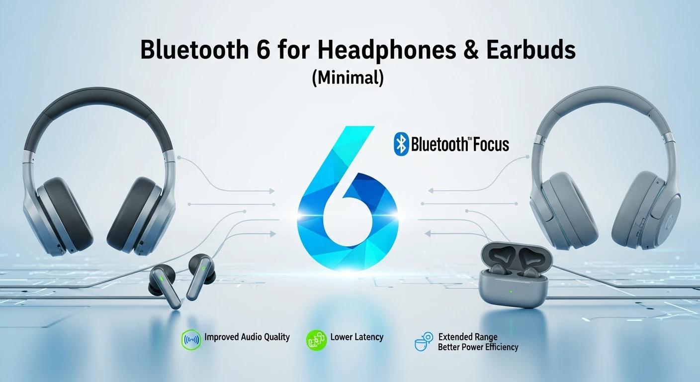Bluetooth 6 for Headphones & Earbuds
