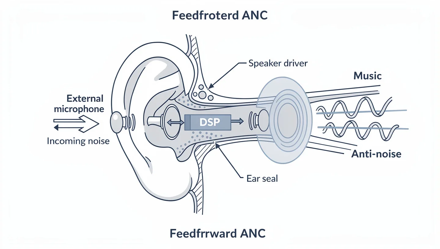 Feedforward ANC
