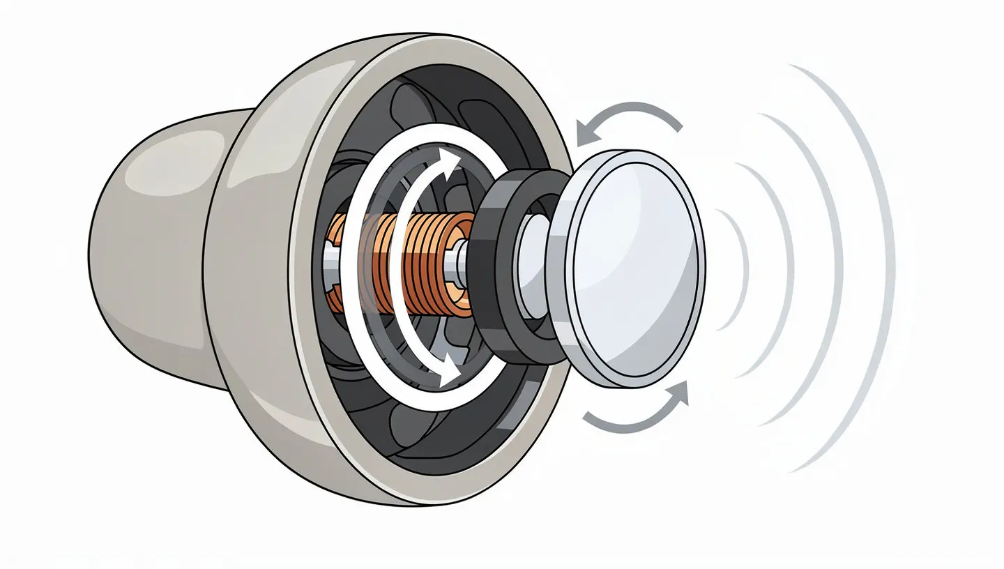 How a driver works inside an earbud