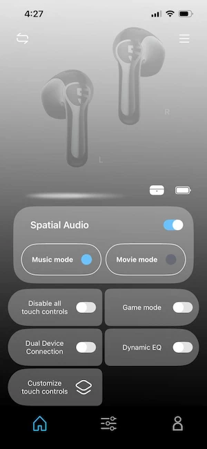 SOUNDPEATS app Air6 HS