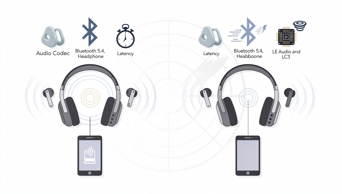 What Bluetooth 5.4 vs 6.0 means specifically for headphones and earbuds