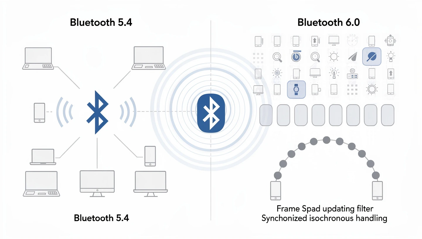 What Bluetooth 6.0 adds that 5.4 does not have