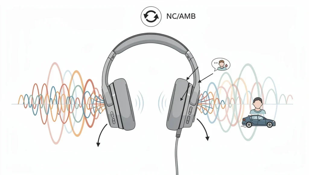 What is NCAMB on headphones