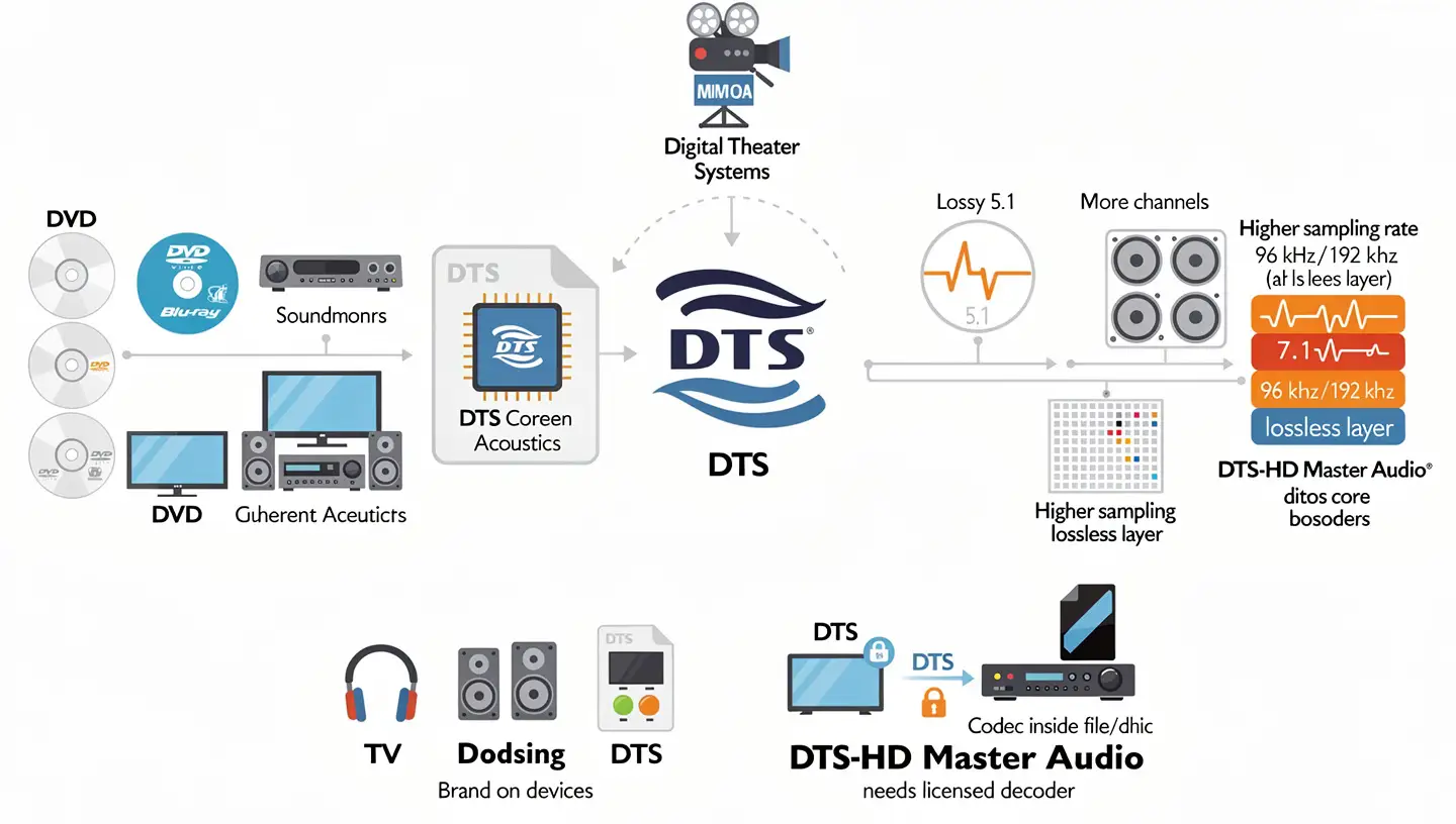 What is the DTS audio codec