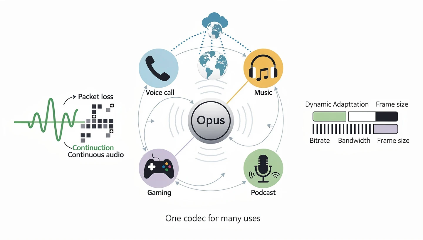 What is the Opus audio codec